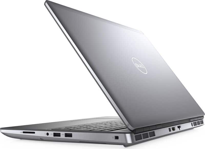 Dell Precision 7550 set fra højre side